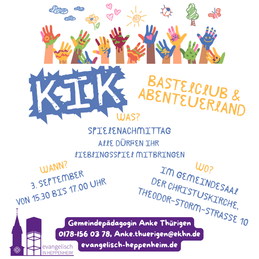 Beitragsbild: Es geht wieder los! KIK startet nach der Sommerpause